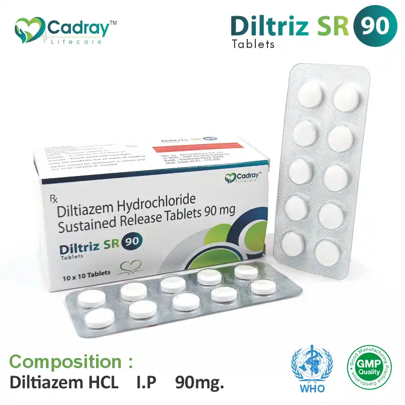 Diltriz SR 90 Tablet for PCD Pharma Franchise